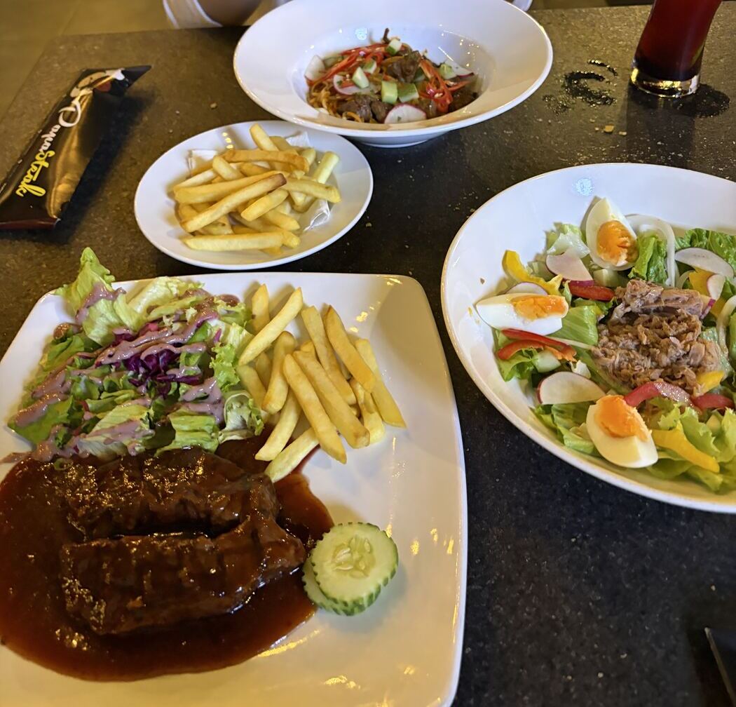 PapaSteakのステーキ定食