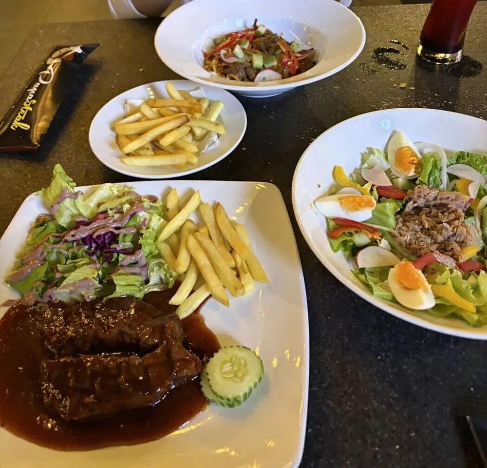 PapaSteakのステーキ定食
