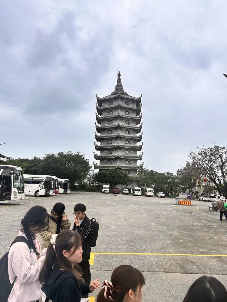 境内にある7層の塔